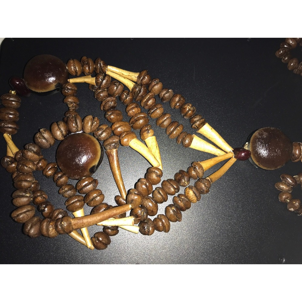Natural beaded necklace